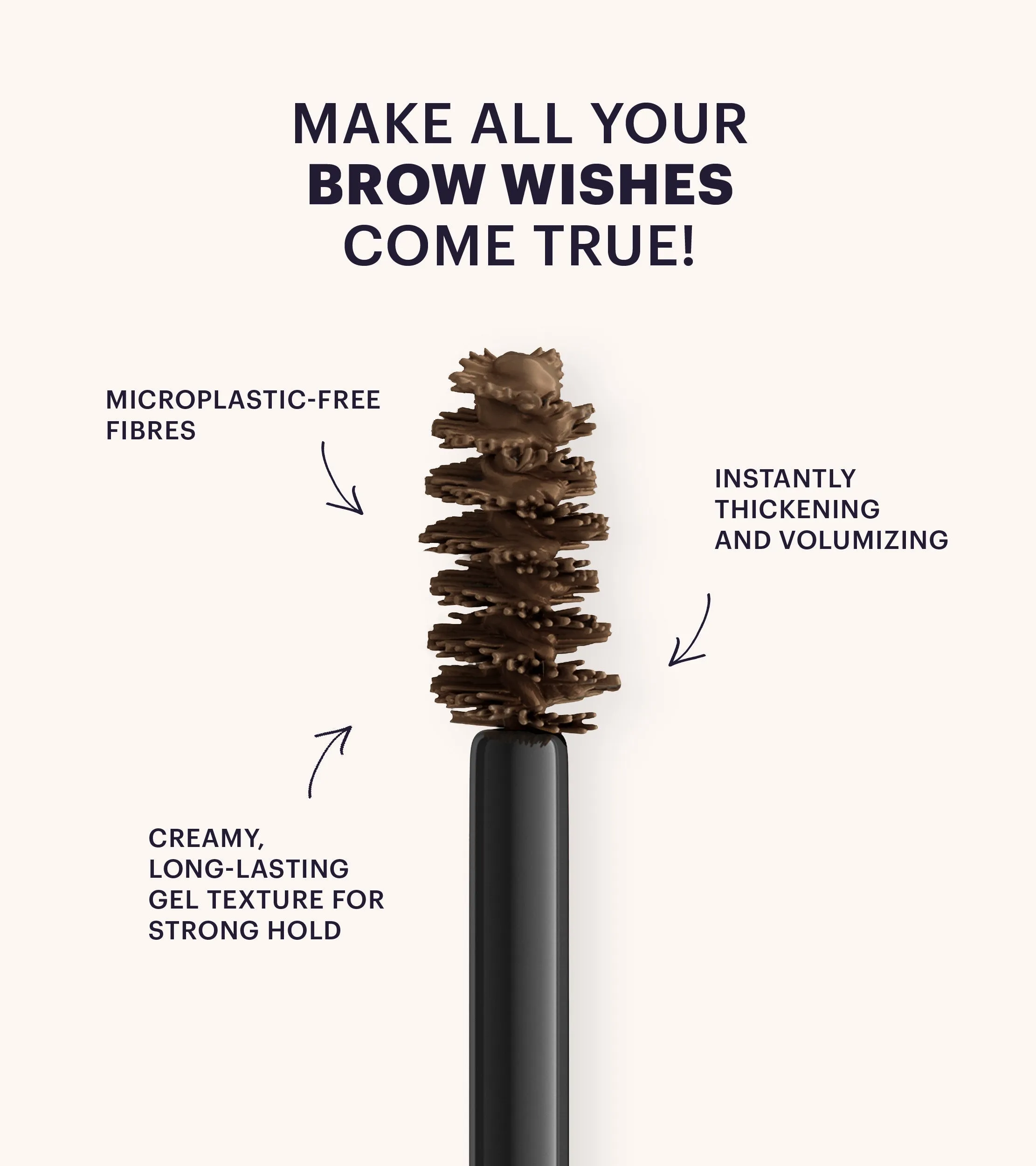 Brow Jeanie Boosting Fibre Gel (Taupe Brown)