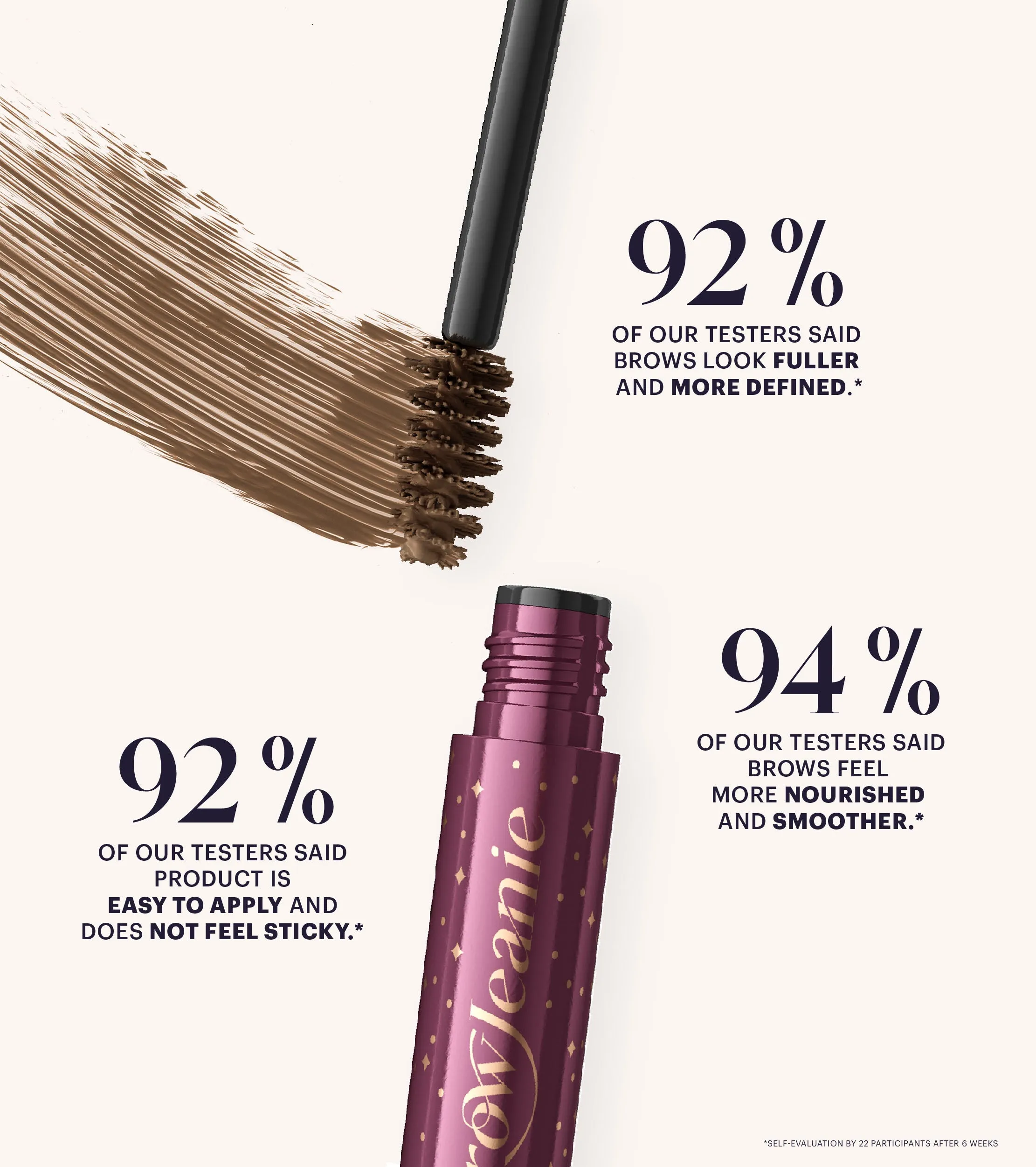 Brow Jeanie Boosting Fibre Gel (Taupe Brown)