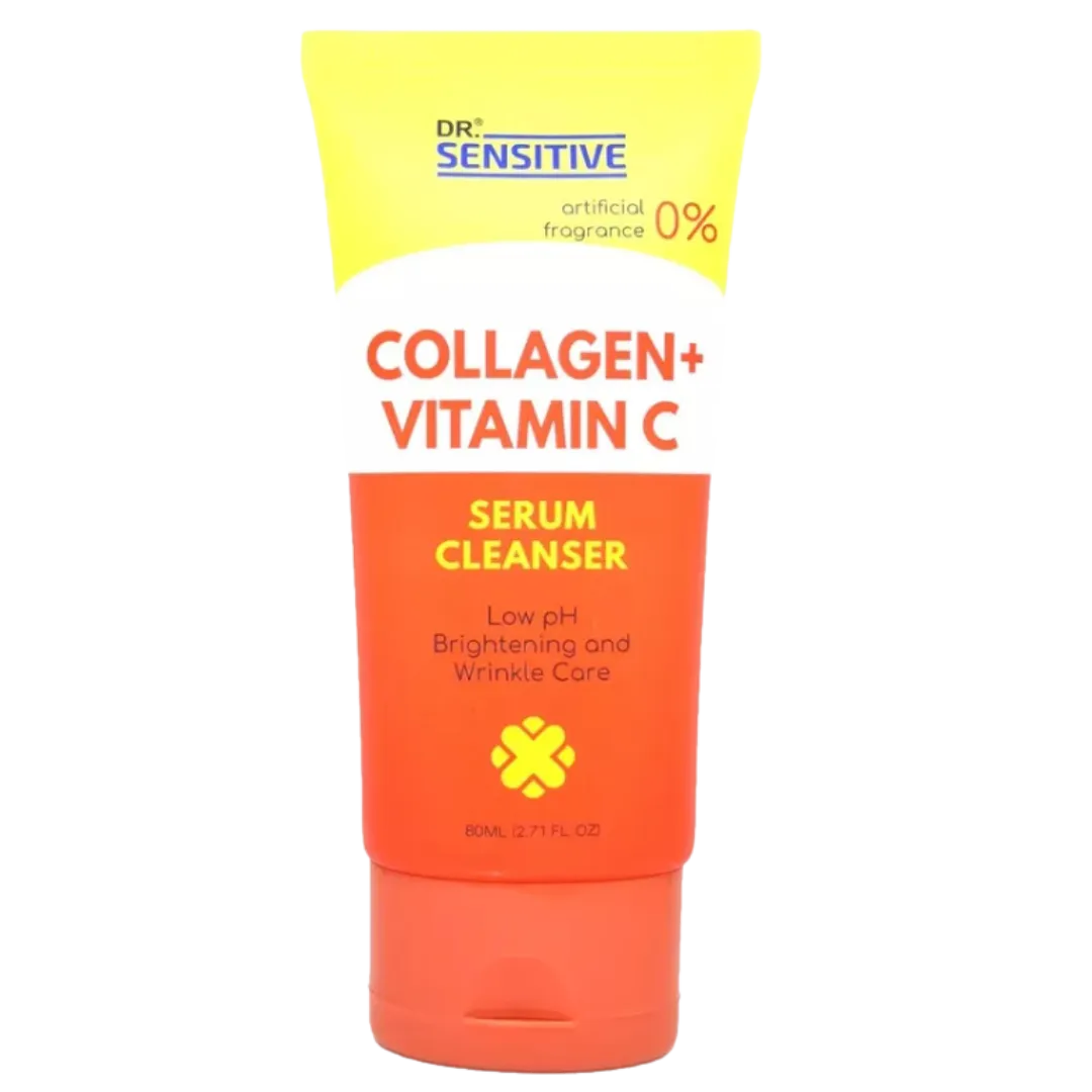 Dr. Sensitive Collagen   Vitamin C Serum Cleanser (80ml)