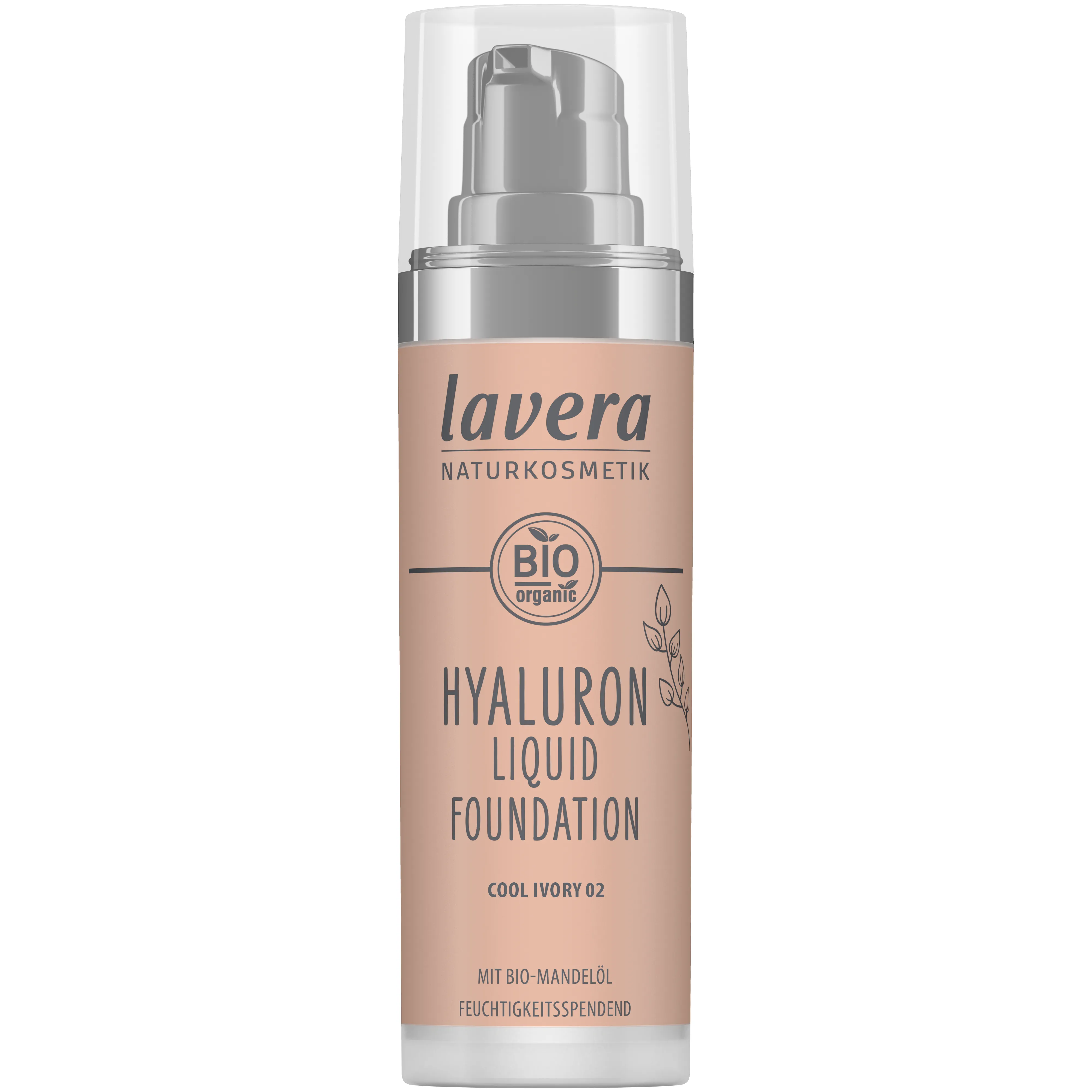 Lavera Hyaluron Liquid Foundation - Cool Ivory 02
