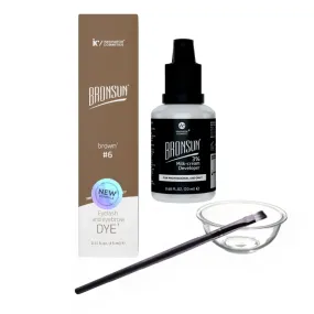 NEW Bronsun Lash & Brow Gel Dye Kit - #6 Brown