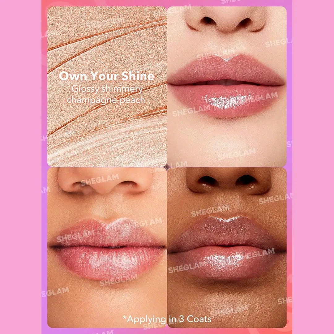 SHEGLAM Mirror Kiss High-Shine Lipstick