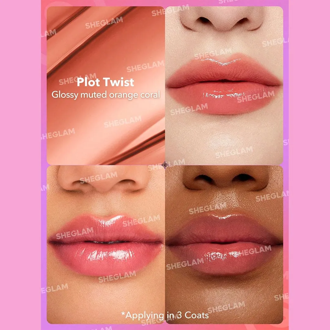SHEGLAM Mirror Kiss High-Shine Lipstick
